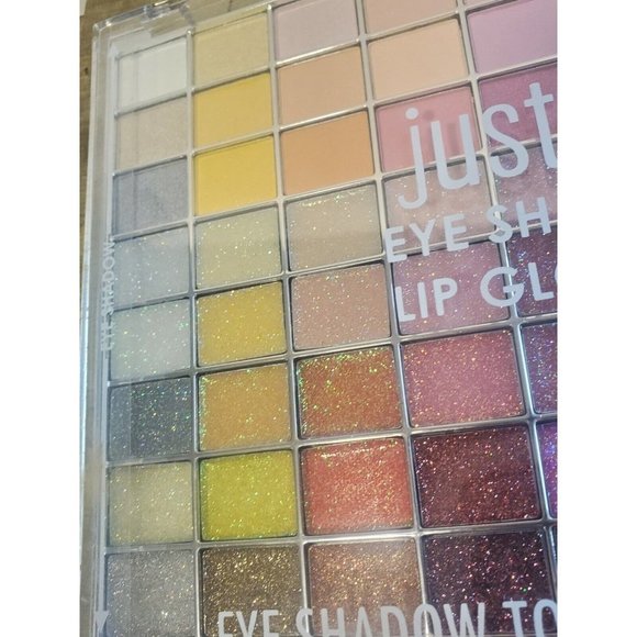 Just Shine Justice Makeup Beauty Palette Eye Shadow Glitter Lip gloss NEW - Picture 3 of 8